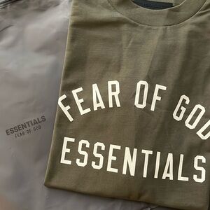 Essentials Jersey Crewneck Tee Military Green